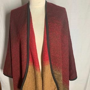 Cejon women's poncho Cardigan one size